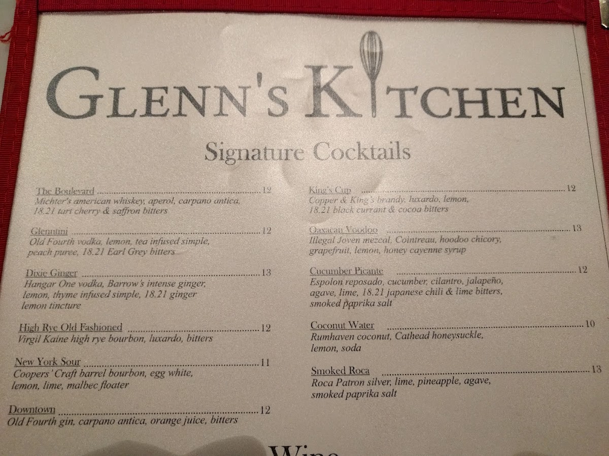 Menu Glenn's Kitchen-7