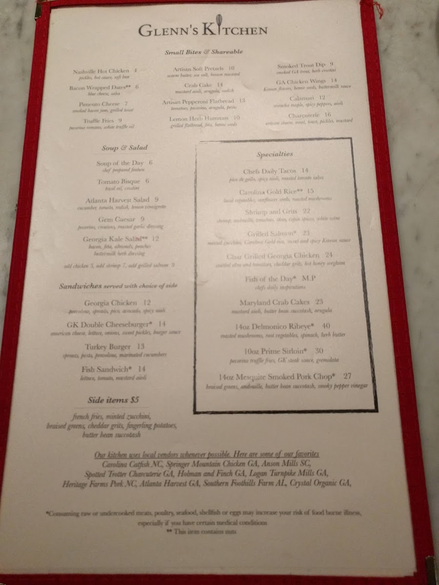 Menu Glenn's Kitchen-8